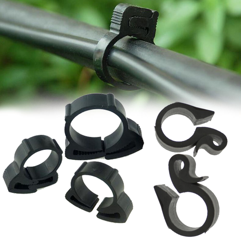 16/20mm Garden Lawn Watering Irrigation System Pipe Ratchet Clamp Fixed Hook New eBay