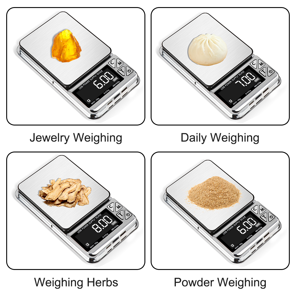 Title 9, Jewelry Scales Pocket Kitchen Scale 100g/500g U...