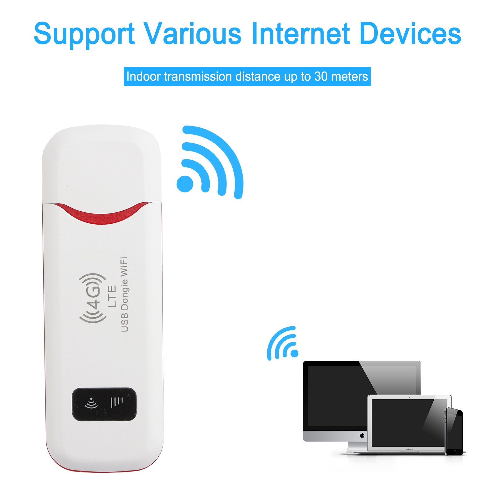 4G LTE Wireless Router WiFi Mobile Broadband Modem USB Dongle