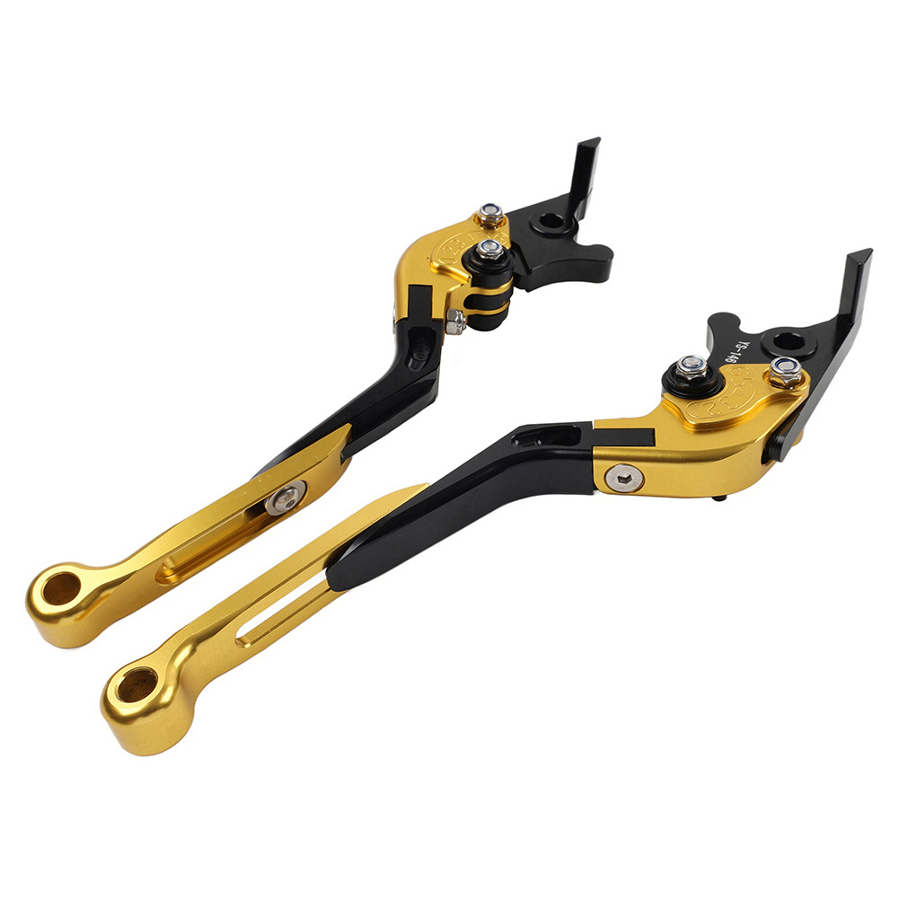 PRO-KODASKIN Folding Extendable Brake & Clutch Levers For Kawasaki Z900RS - Gold Aluminum Alloy