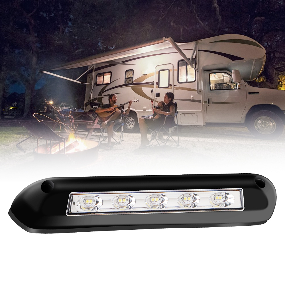 Luz LED exterior para porche de caravana