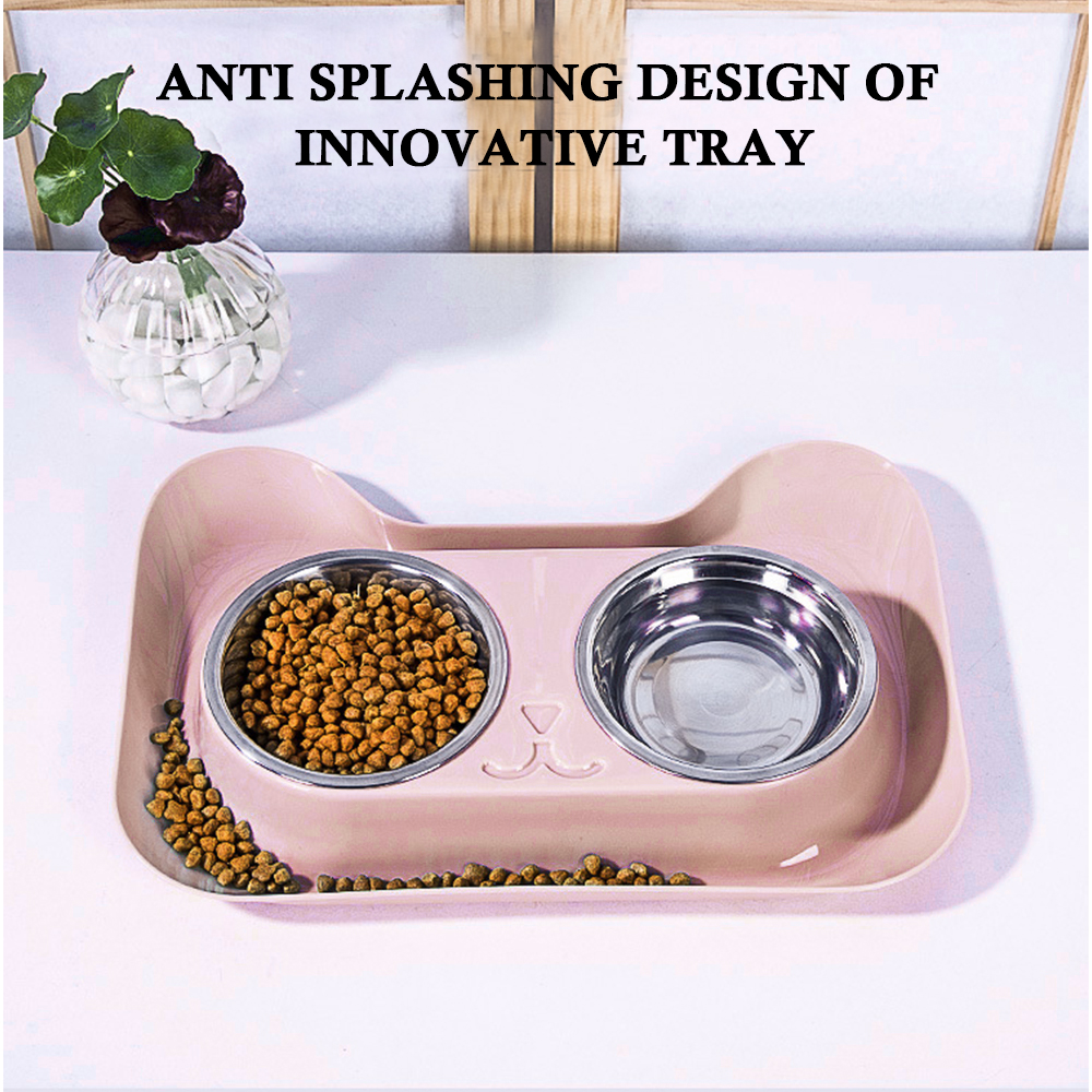 Title 6, Leakproof No Spill Double Stainless Steel Dish ...