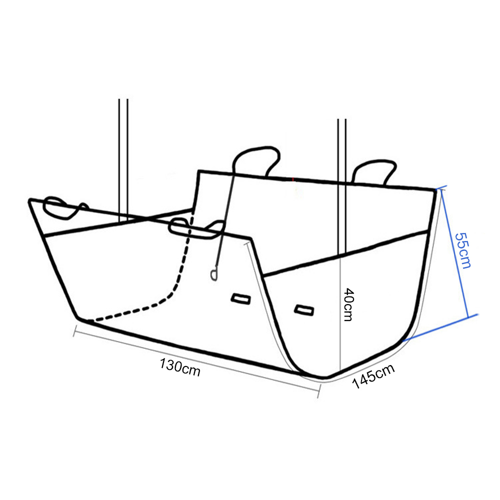 Title 10, Capa para assento traseiro de carro para animai...