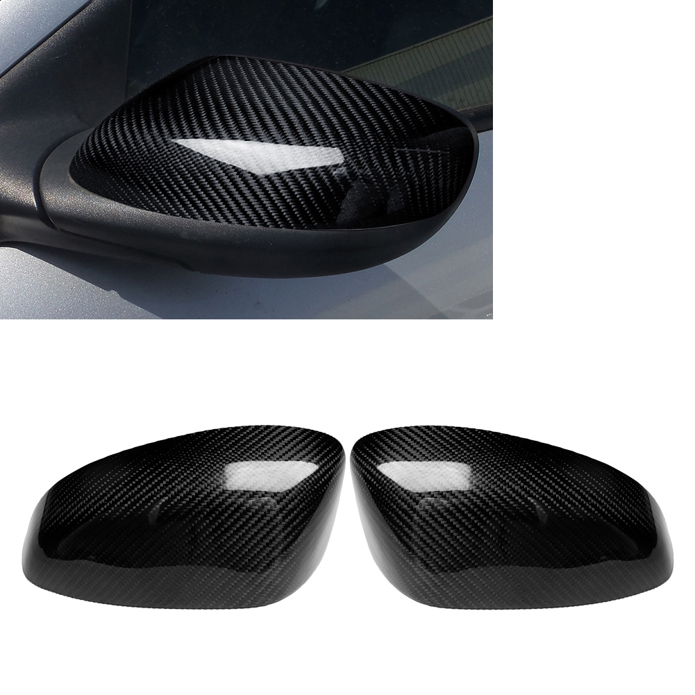 Carbon Fiber Rearview Door Mirror Cover Side Wing Mirror Cap For