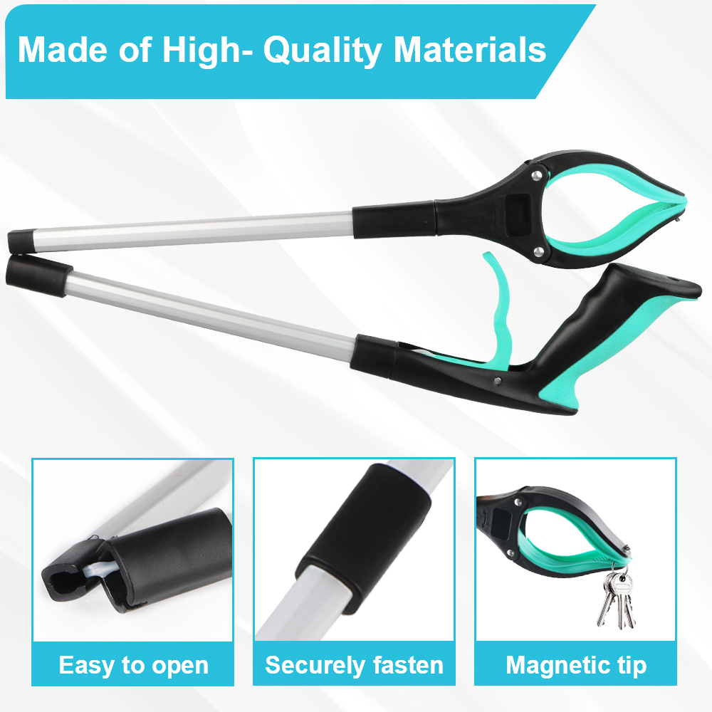 Foldable Pick Up Tools Gripper Extender Collapsible Garbage Grabber Foldable Picker Multifunctional Litter Reachers Pickers
