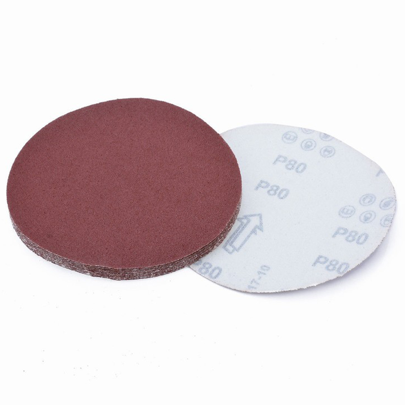 50/100pcs 9" 225mm Sanding Discs Sander Pads Hook and Loop Sandpaper 60