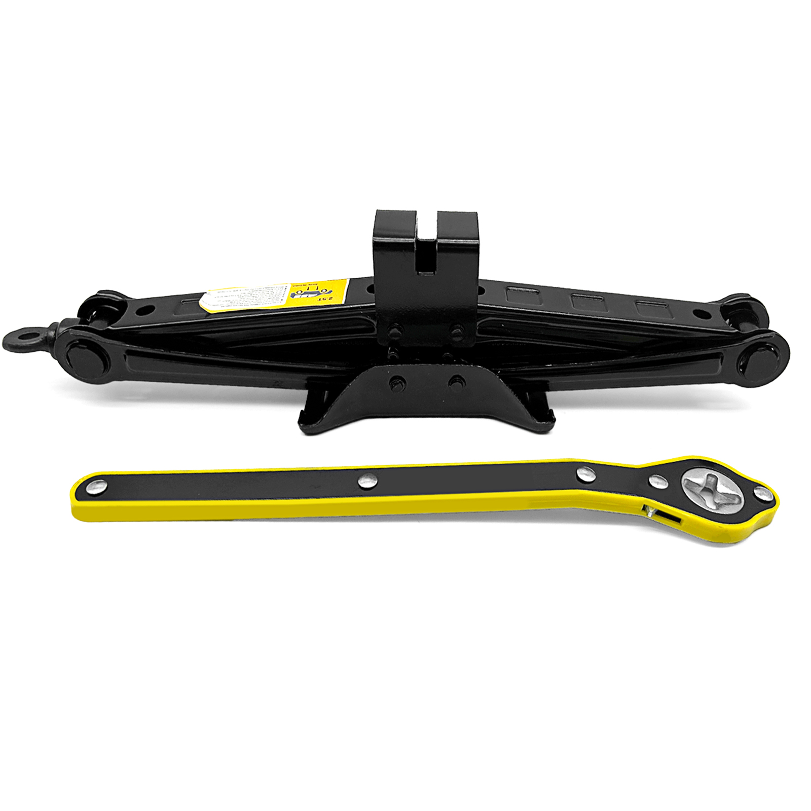 2.5 Ton Tonne Scissor Jack Car Lift Wind Up w/ Crank Speed Garage Handle Tool for Car Van SUV Garage Tool: 3 - 5 Days Free Delivery Only UK