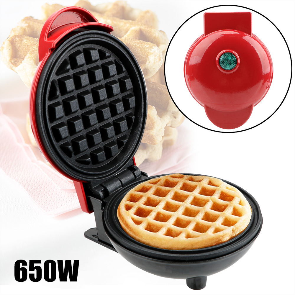 Title 3, Mini Electric Waffles Maker Bubble Egg Cake Ove...