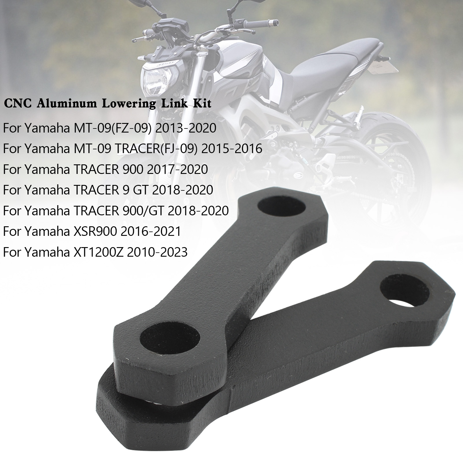 CNC Aluminum Lowering Link Kit For Yamaha MT-09 TRACER 900 XSR900