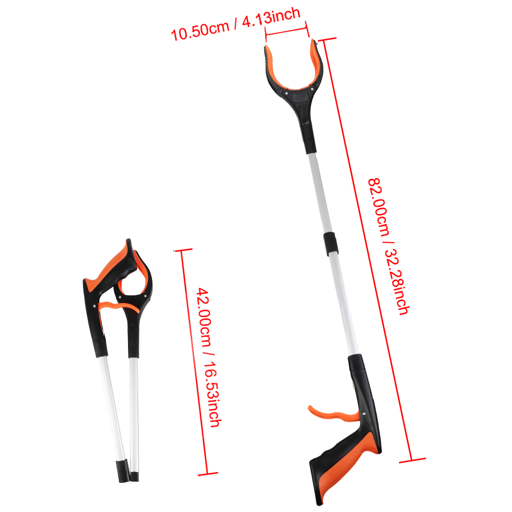 Foldable Pick Up Tools Gripper Extender Collapsible Garbage Grabber Foldable Picker Multifunctional Litter Reachers Pickers