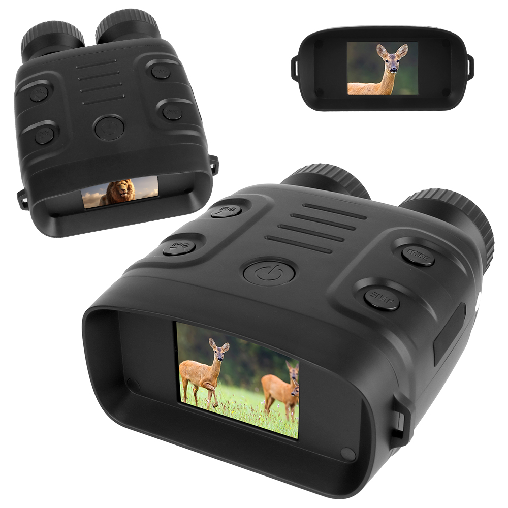 For Hunting Boating 10X Binocular Infrared Night-Visions Device 1080P Day Night Use Photo Video Taking Digital Zoom Binocular