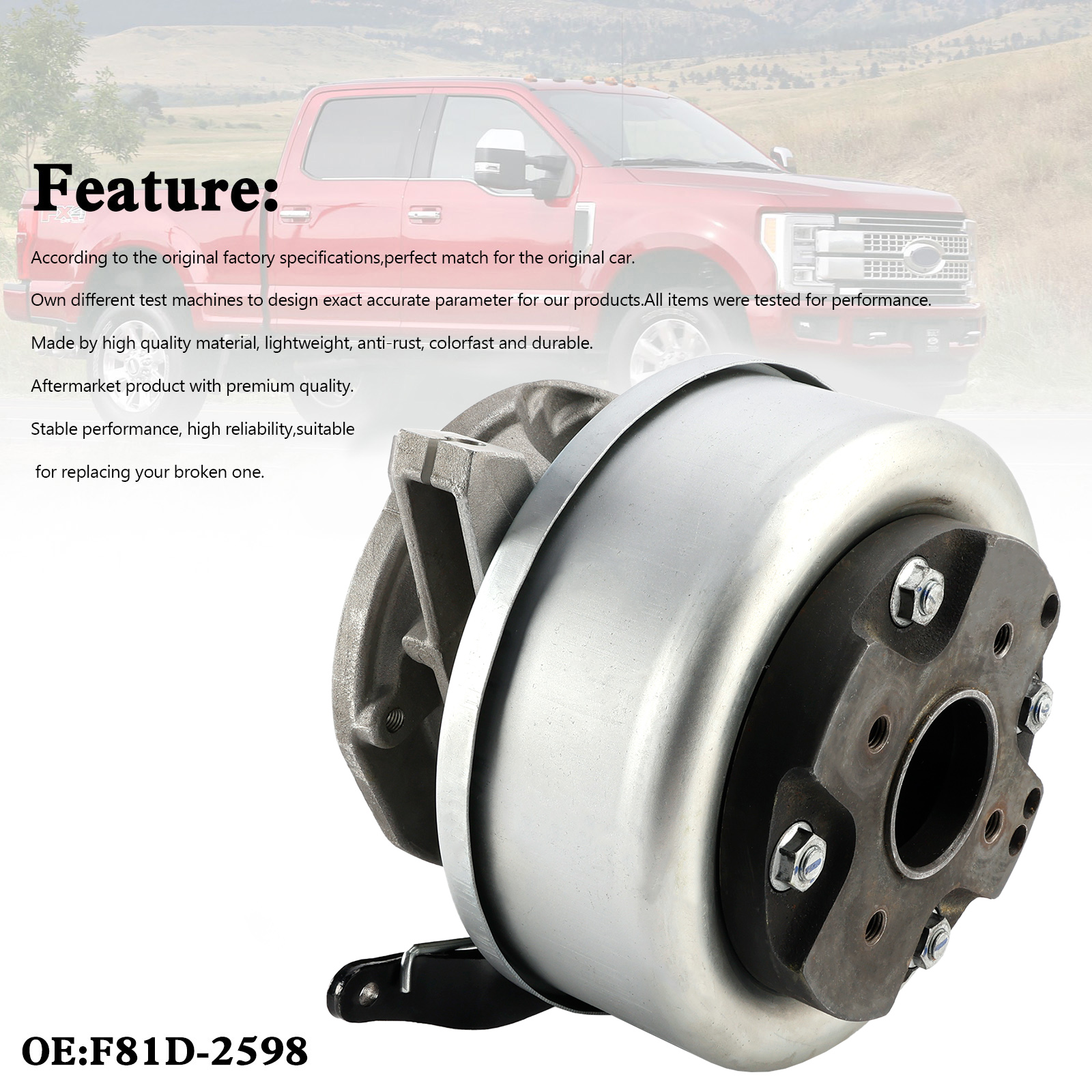 🚗Parking Brake Assembly Transmission F81D-2598 For Ford F250 F350