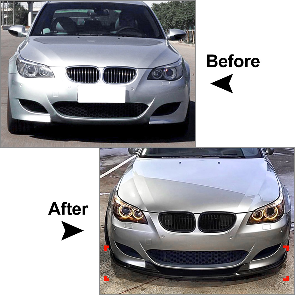 US Front Bumper Lip Splitter Spoiler For BMW 5 Series E60 E61 M5