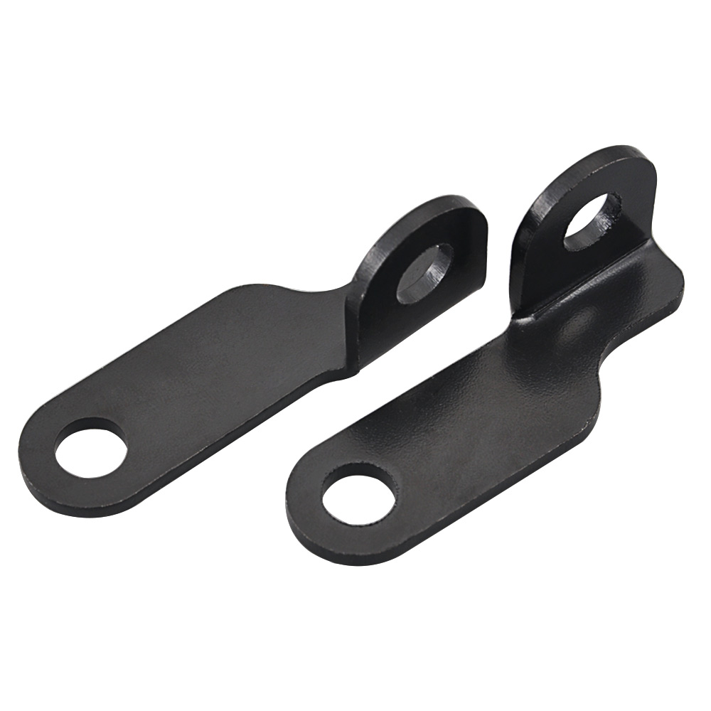 Black Turn Signal Light Relocation Bracket Axle Mount For Harley