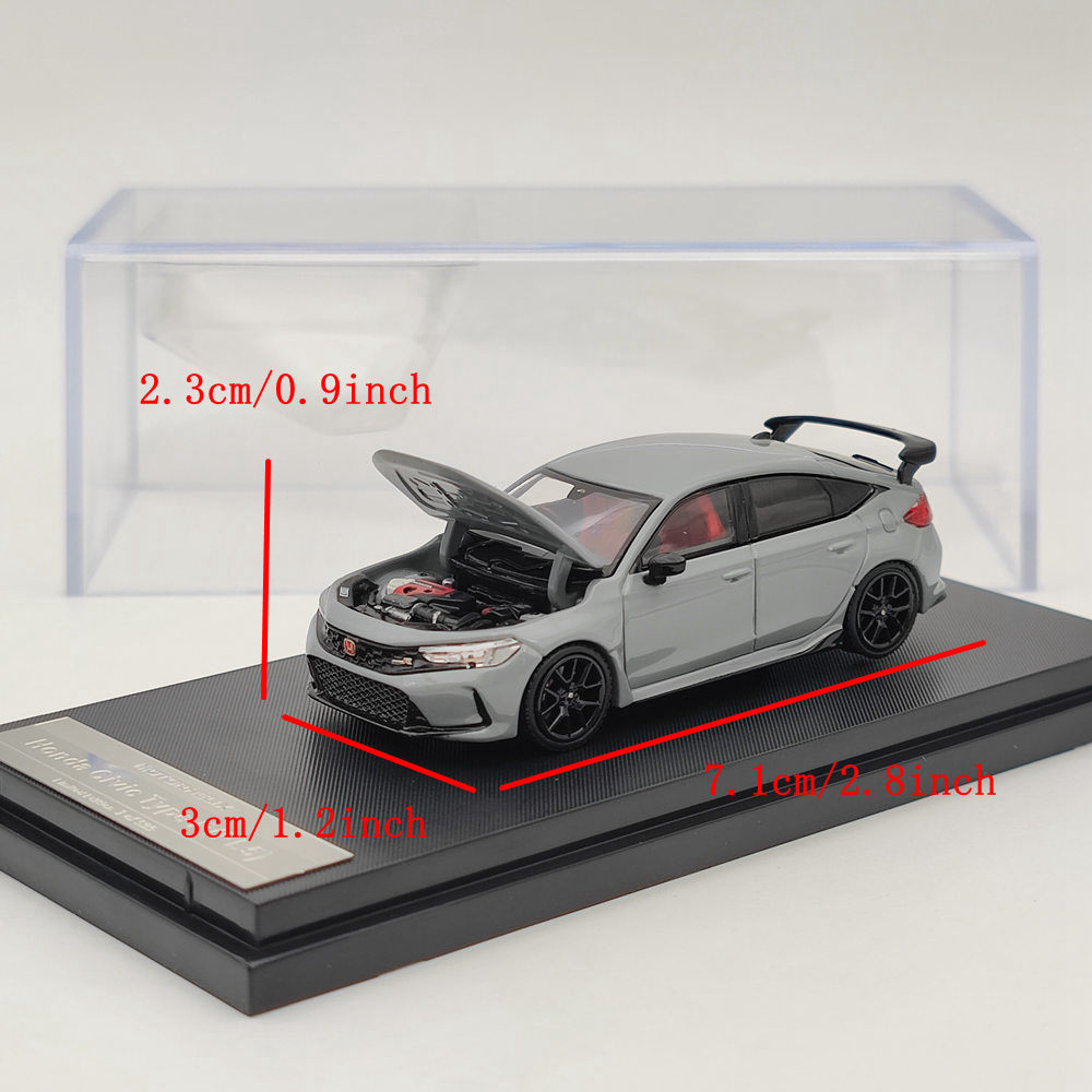 1/64 MOTORHELIX Honda Civic Type R (FL5) Sonic Grey Pearl M85305 ...