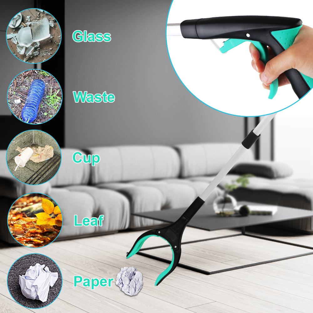 Foldable Pick Up Tools Gripper Extender Collapsible Garbage Grabber Foldable Picker Multifunctional Litter Reachers Pickers