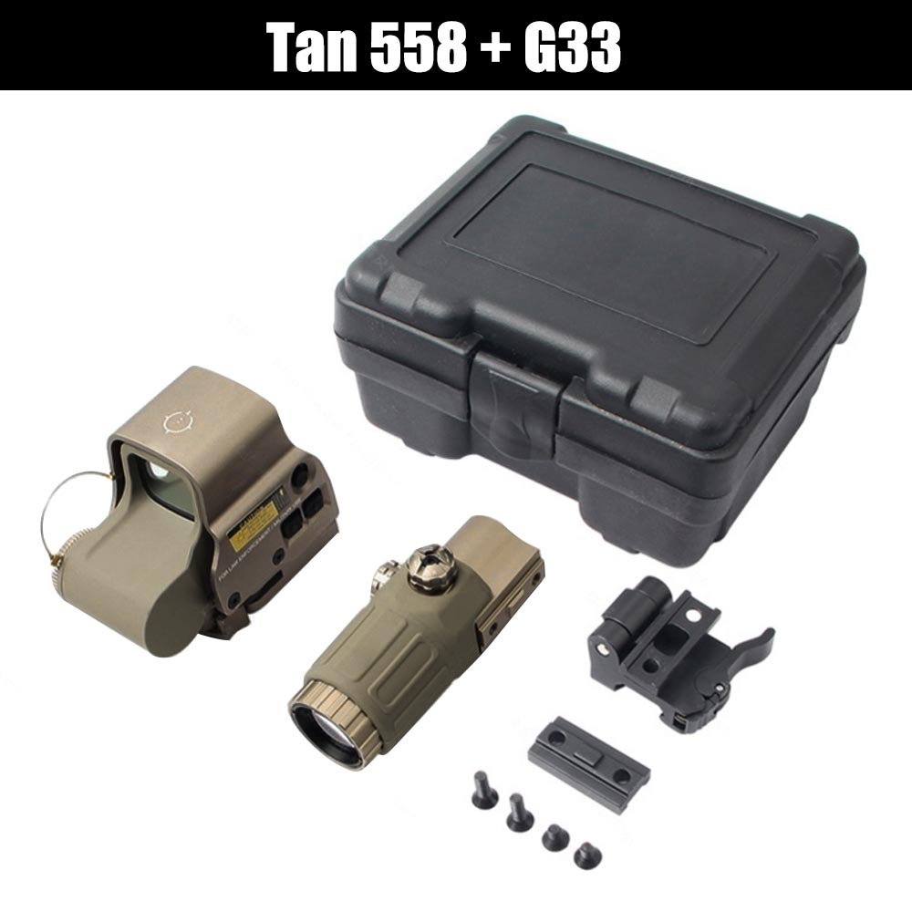 EOTech EXPS3(558) G45 タンカラー EOTech 558 EXPS3 Gen 2 Style Holographic Red Dot Sight