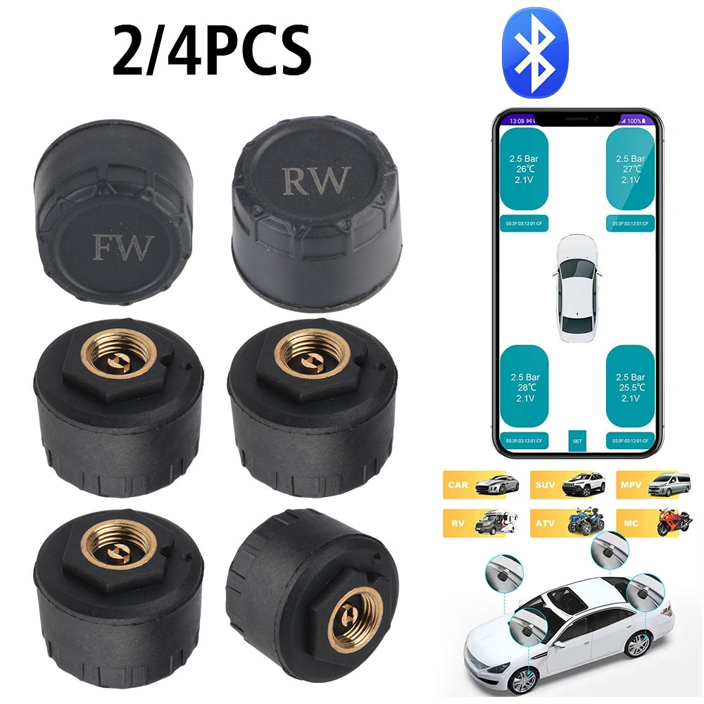 Tpms Sensor Applications Bluetooth APP Car and Motorcycle TPMS Tire Pressure Monitoring System ...