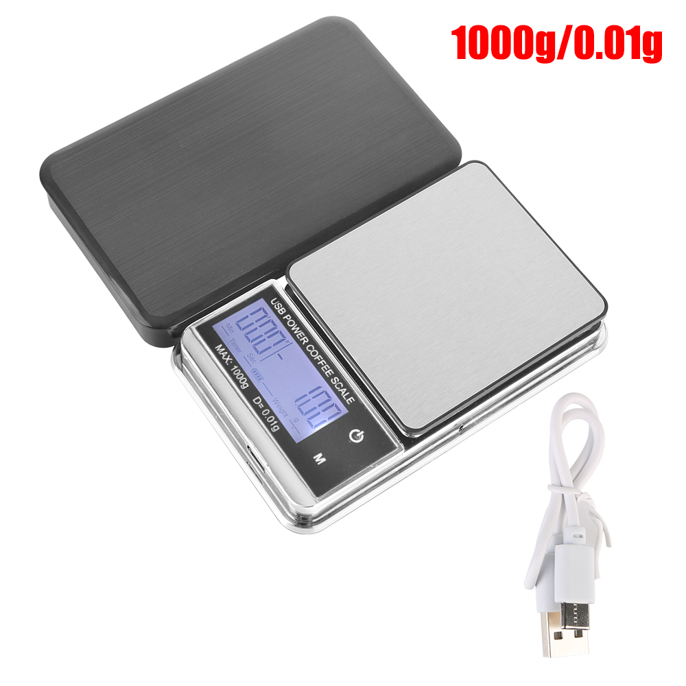 Title 12, Mini Pocket Scale 1000g/0.01g Auto Timer Digita...