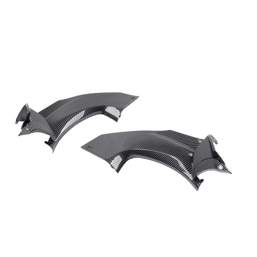 2x Carbon Look Air Intake Cover Carbon Fiber For Kawasaki Ninja ZX
