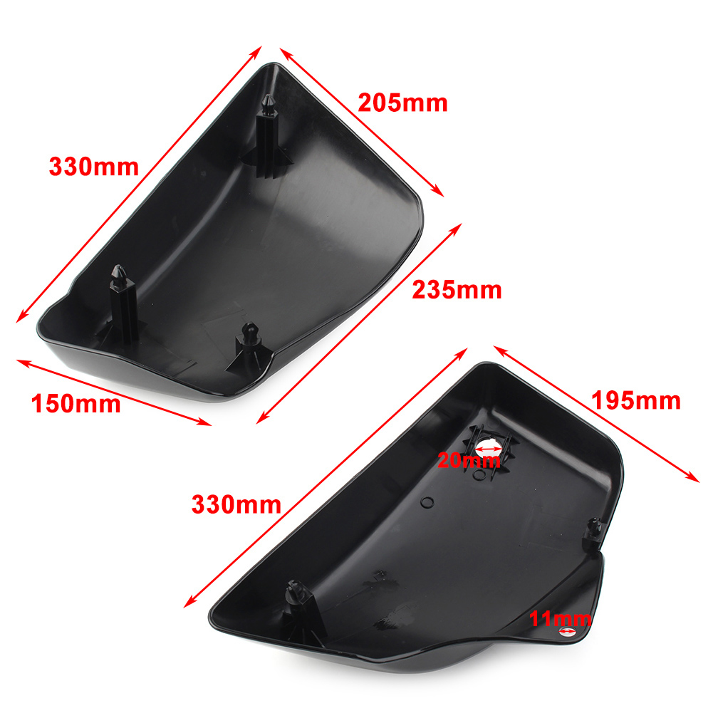 Motor Batterij Cover Links & Rechts - Chrome Protector Voor VT 1100 Shadow 1999-2008