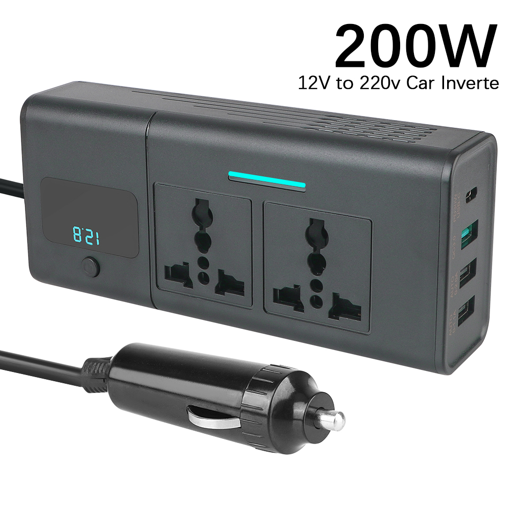 With Digital Display Car Accessories Invertor Power Inverter