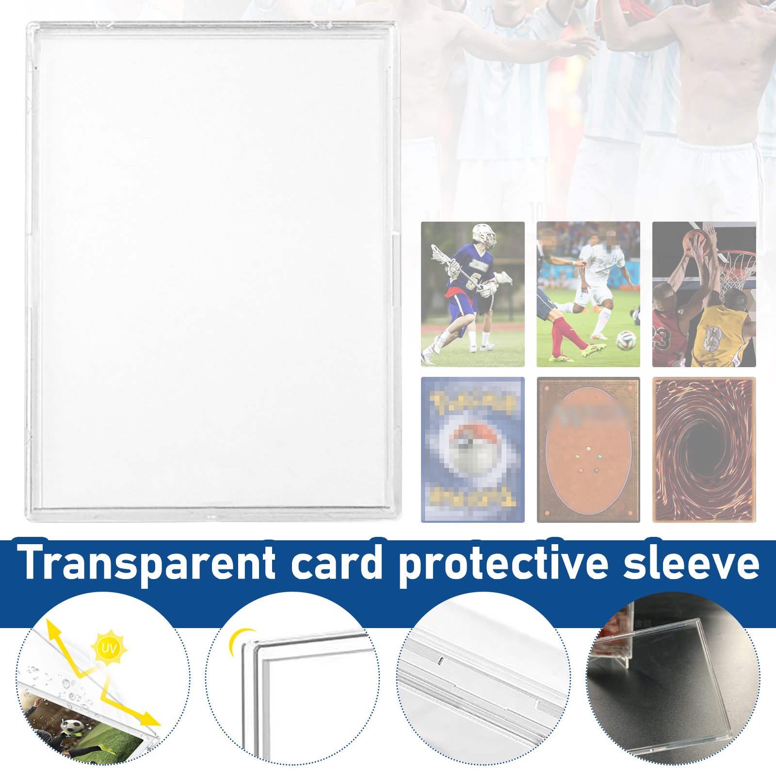 hard plastic card sleeves Amazon.com: 200 Hard Plastic Card Sleeves, Premium Baseball Card Protectors,  3