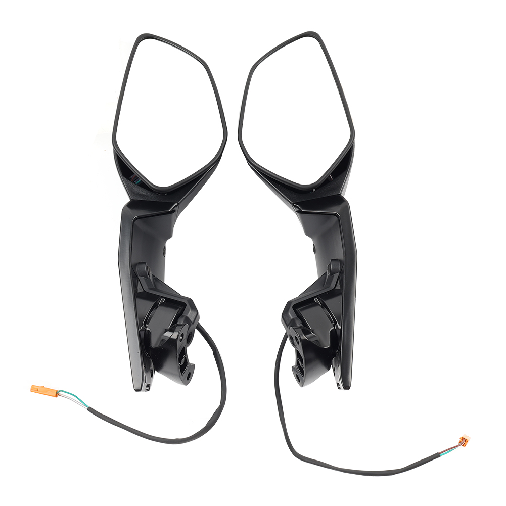 Rear View Mirrors w/ Turn Signals Fit For Kawasaki NINJA H2 2015