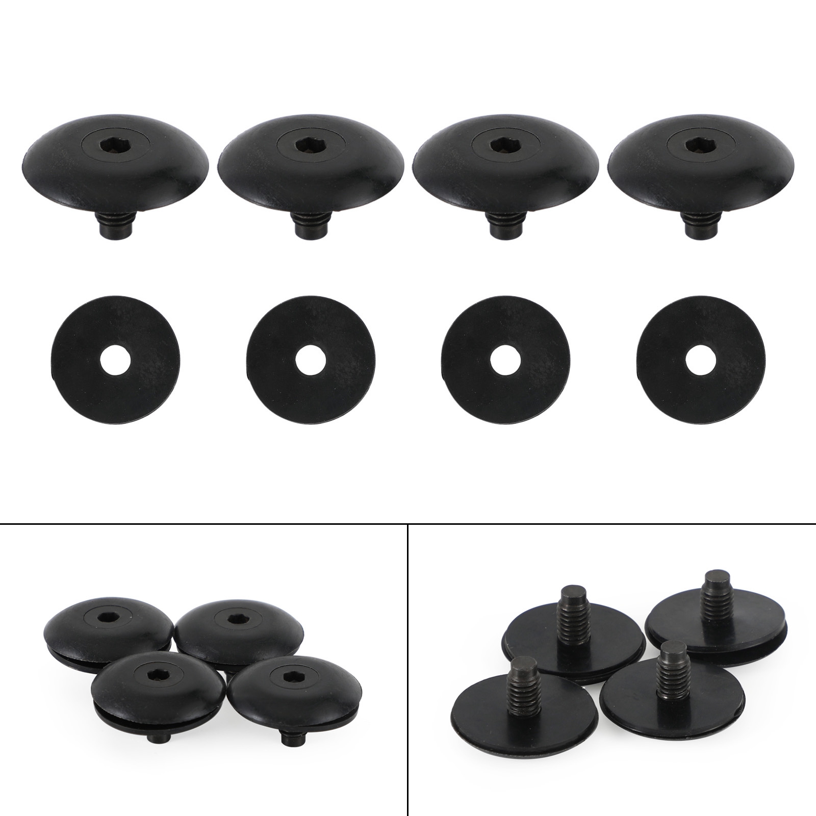 4PCS Roof Rack Hole Bolt Screw W/ Seal Gasket Fits Ford Transit