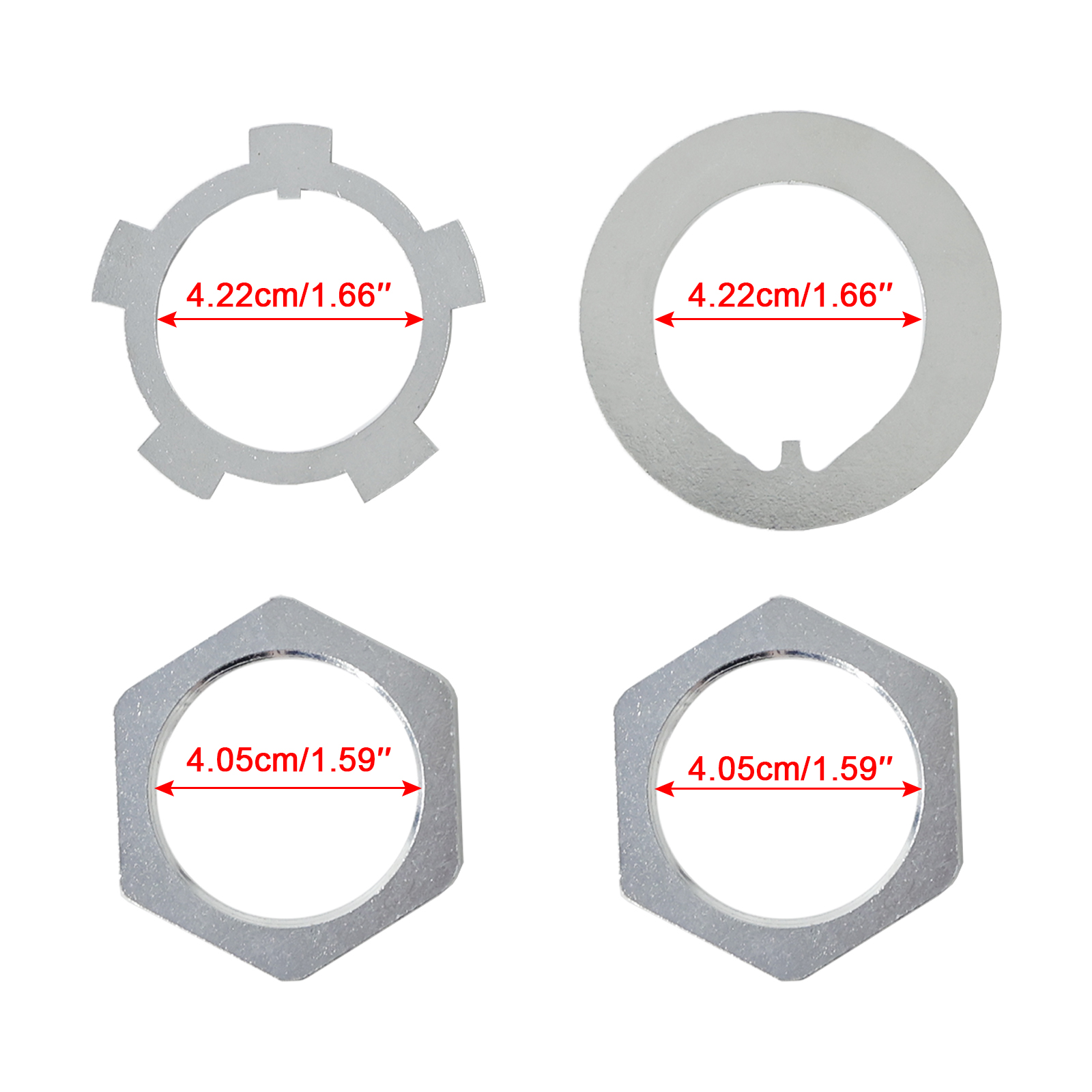 Toyota Hilux Front Axle Hub Spindle Lock Nut Washer Kit 43521