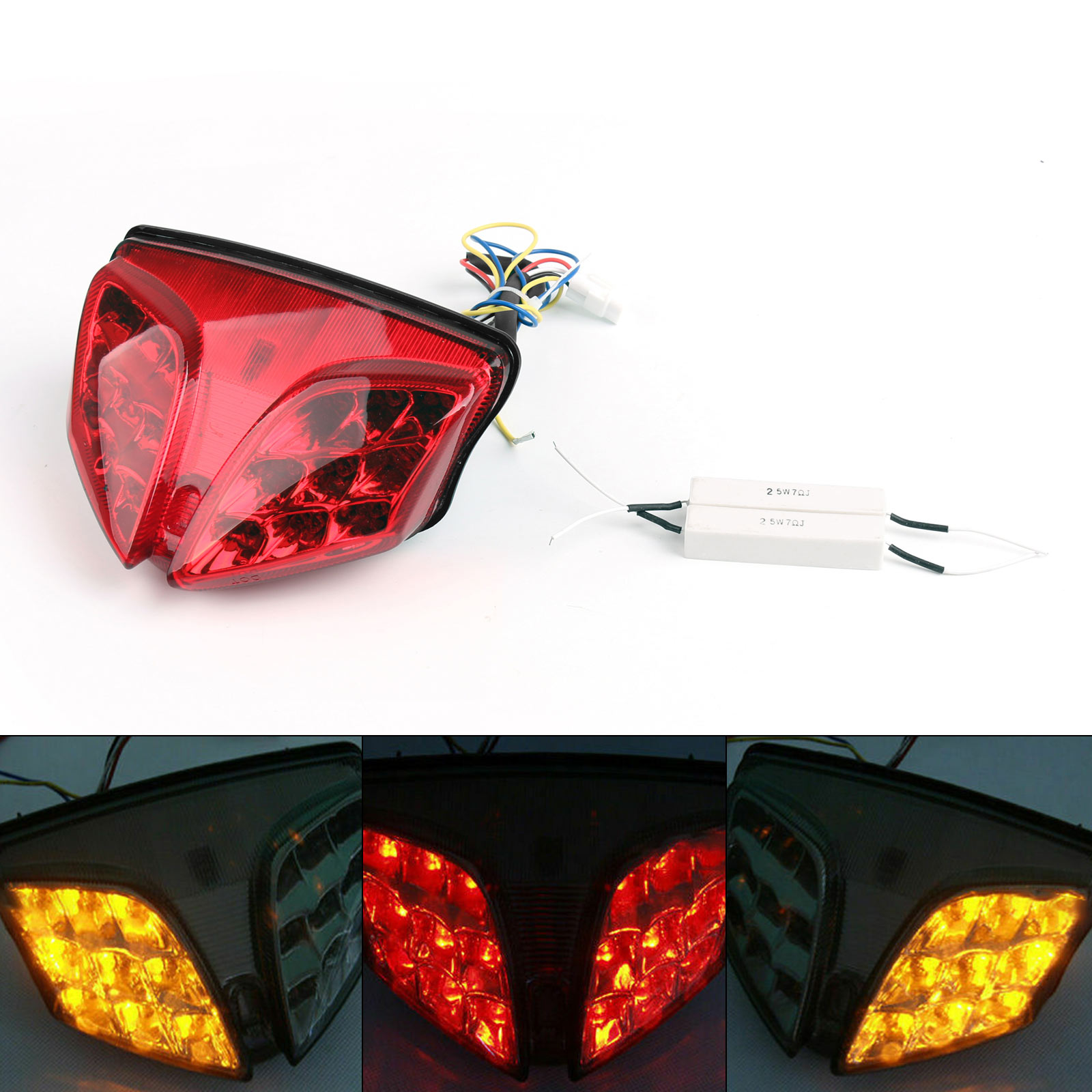 Integrated TailLight Turn Signals For Suzuki GSXR 600/750 08-11