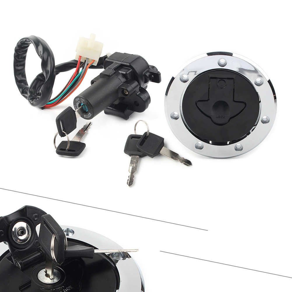 For Kawasaki Ninja ZX6R 2000-2002 Fuel Gas Cap Ignition Switch