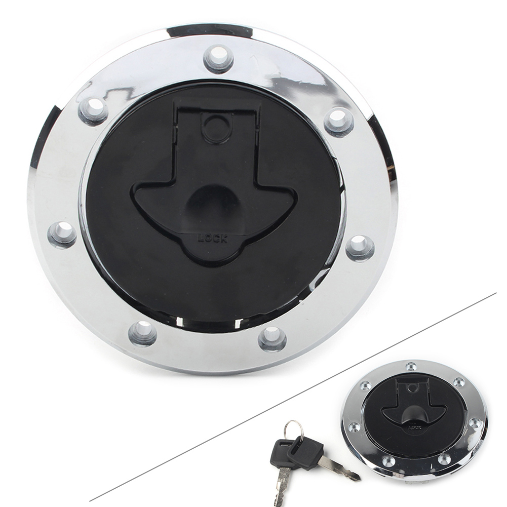 Aluminum Fuel Gas Tank Cap Cover Keys Fit For Kawasaki Ninja ZX7R