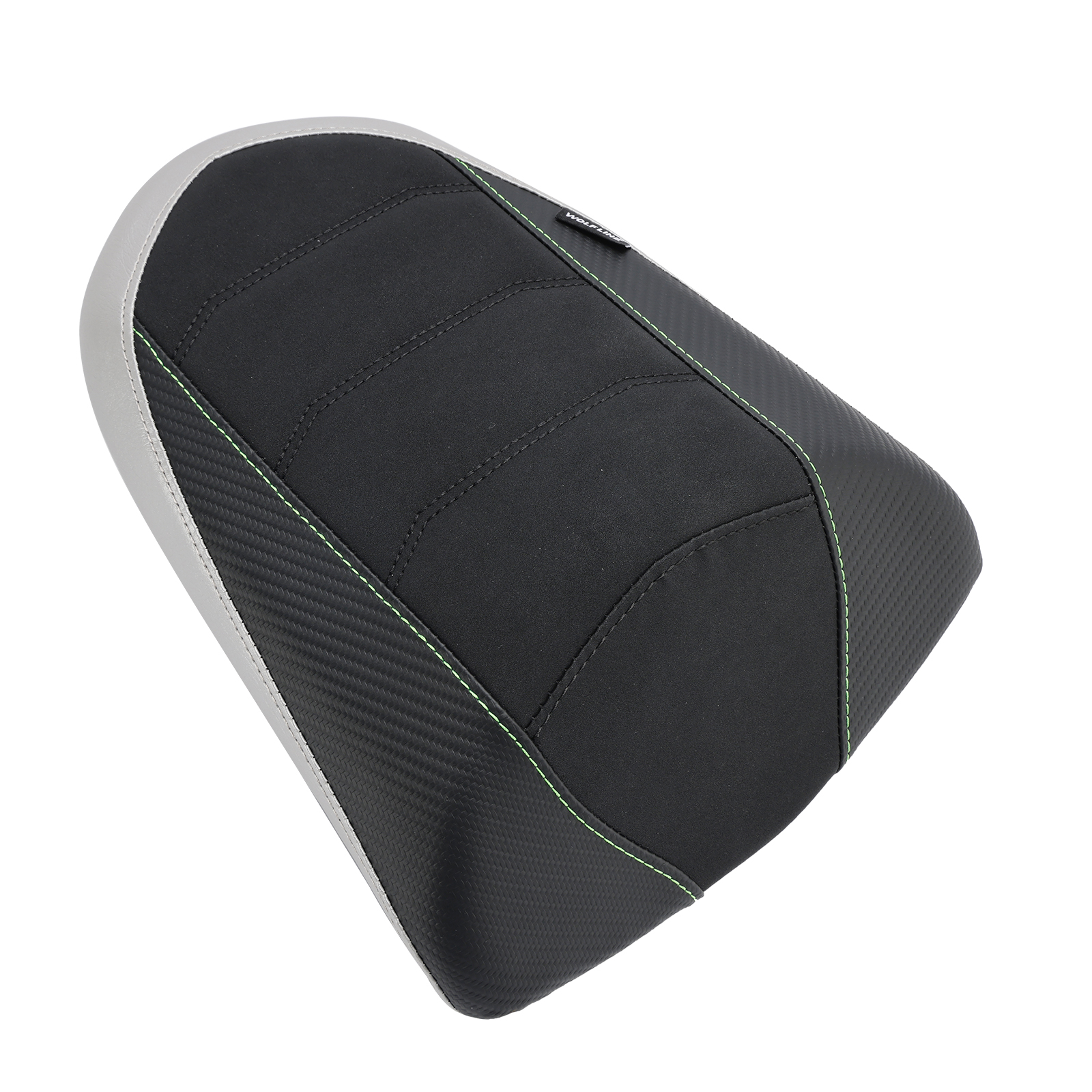 you Rear Seat Passenger Cushion Flat Pu Fit Gray For Kawasaki