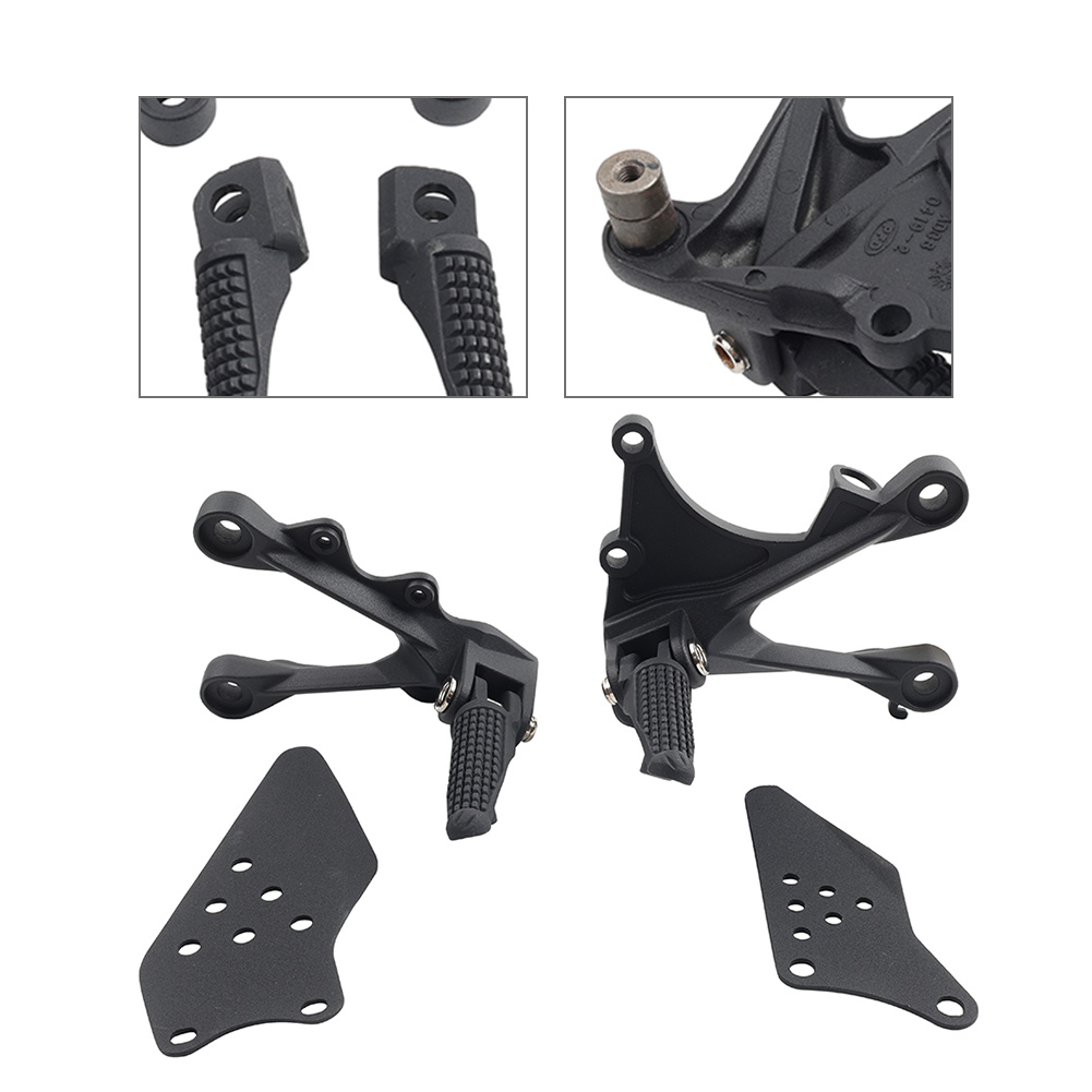 Front Driver Footpeg Footrest Bracket Kit For Kawasaki Ninja ZX6R