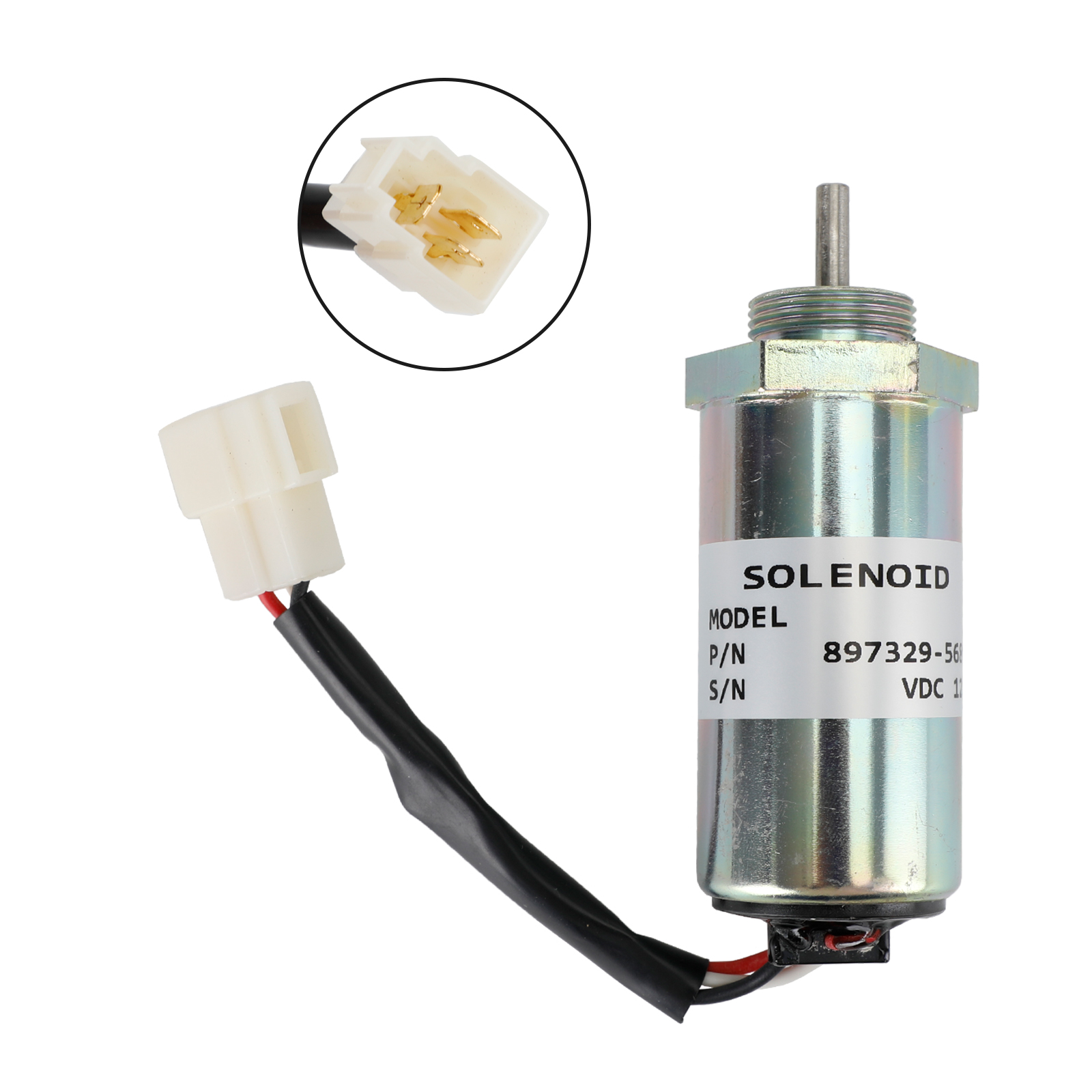 897329-5680 Fuel Shut Off Solenoid For Isuzu Engines 3LD1 3LD2
