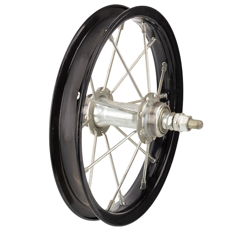 Description Picture 3 of itemDurable 12 inch children's bicycle with personalized black rear wheels