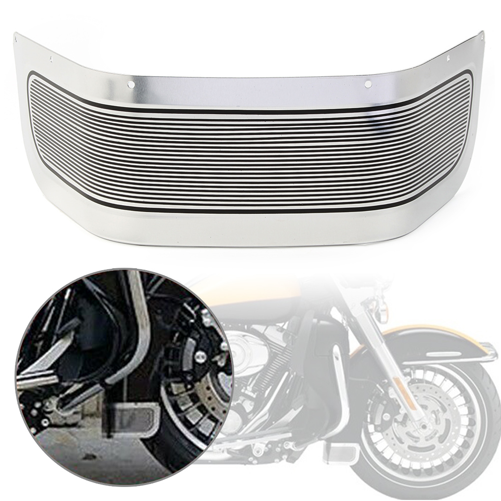 セットアップ Front Fender Trim Skirt Chrome For Harley Touring Electra Glide