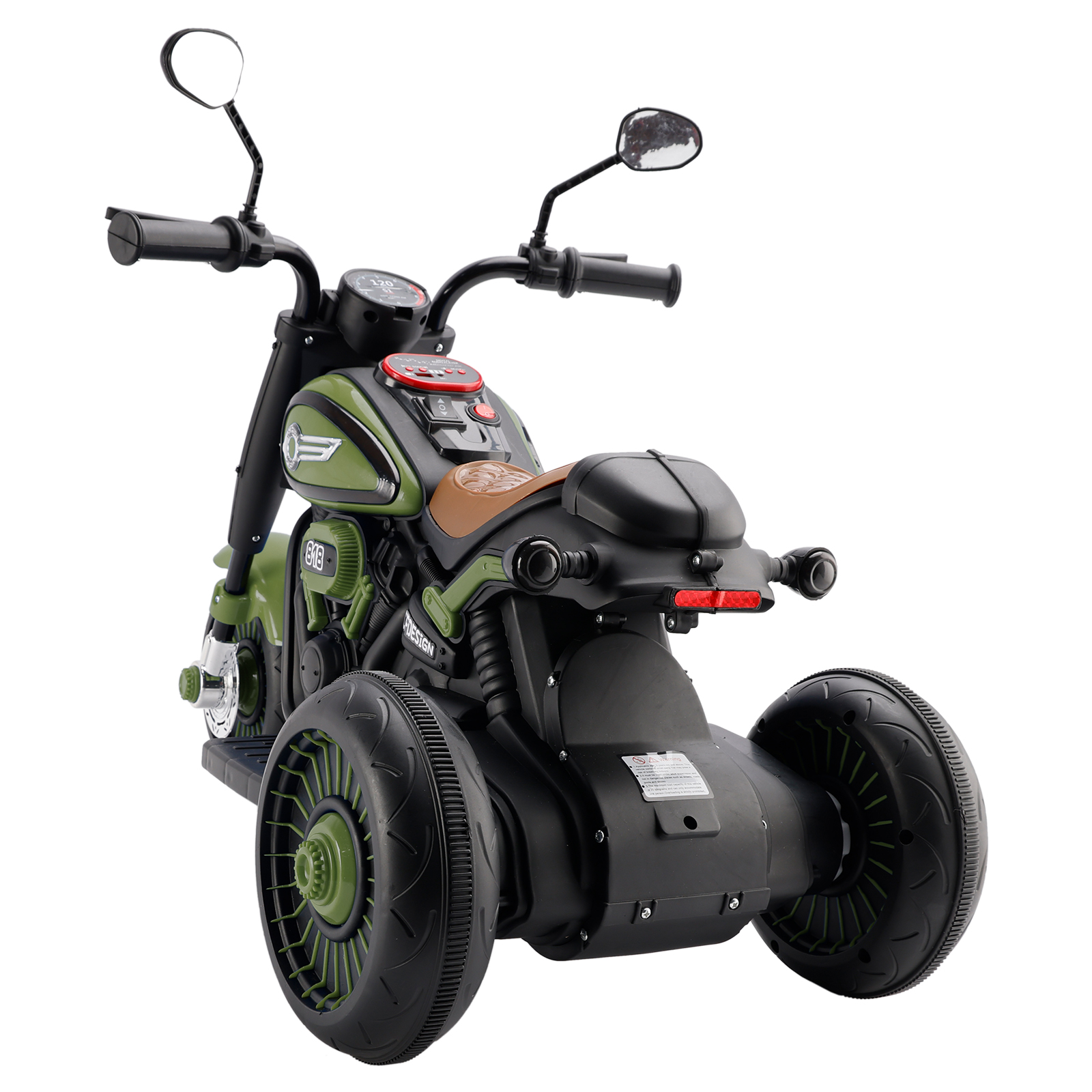 Kid Riding Electric Motorcycle