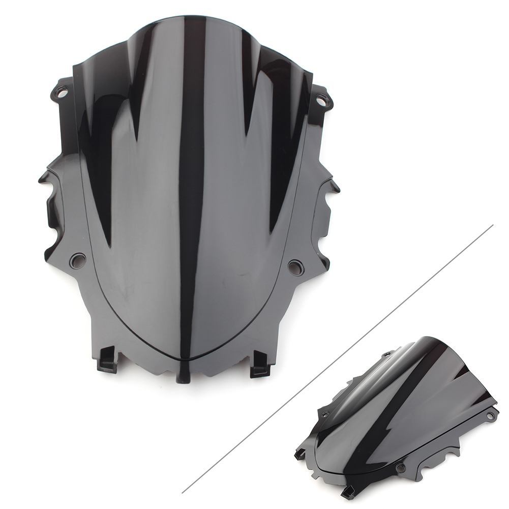 Black Windshield Windscreen For Yamaha YZF-R3 R3 2019-2023 – Wind Deflector