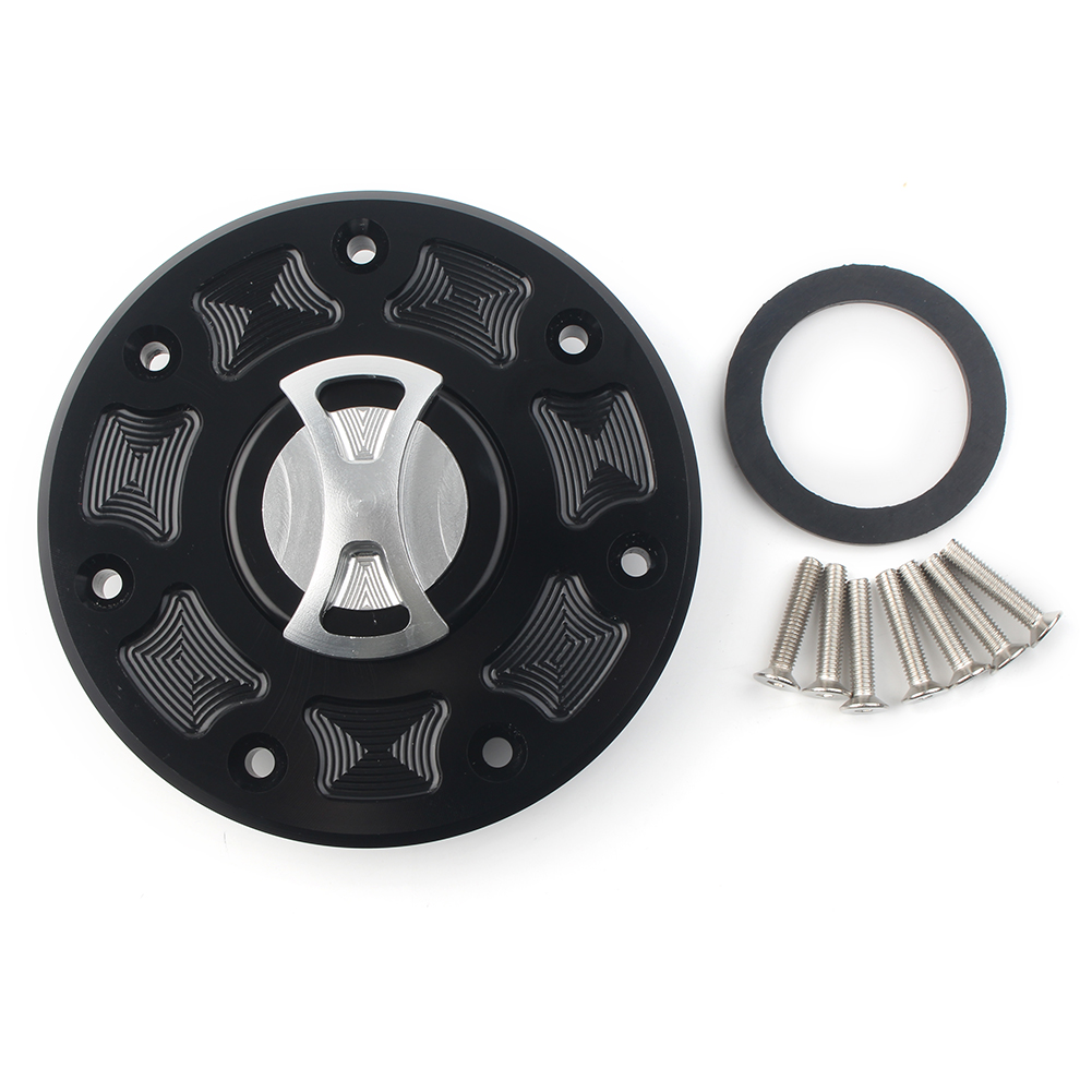 Fuel Gas Tank Cap Cover fits for Kawasaki NINJA 500 ZX-6 ZX-7 ZX-9