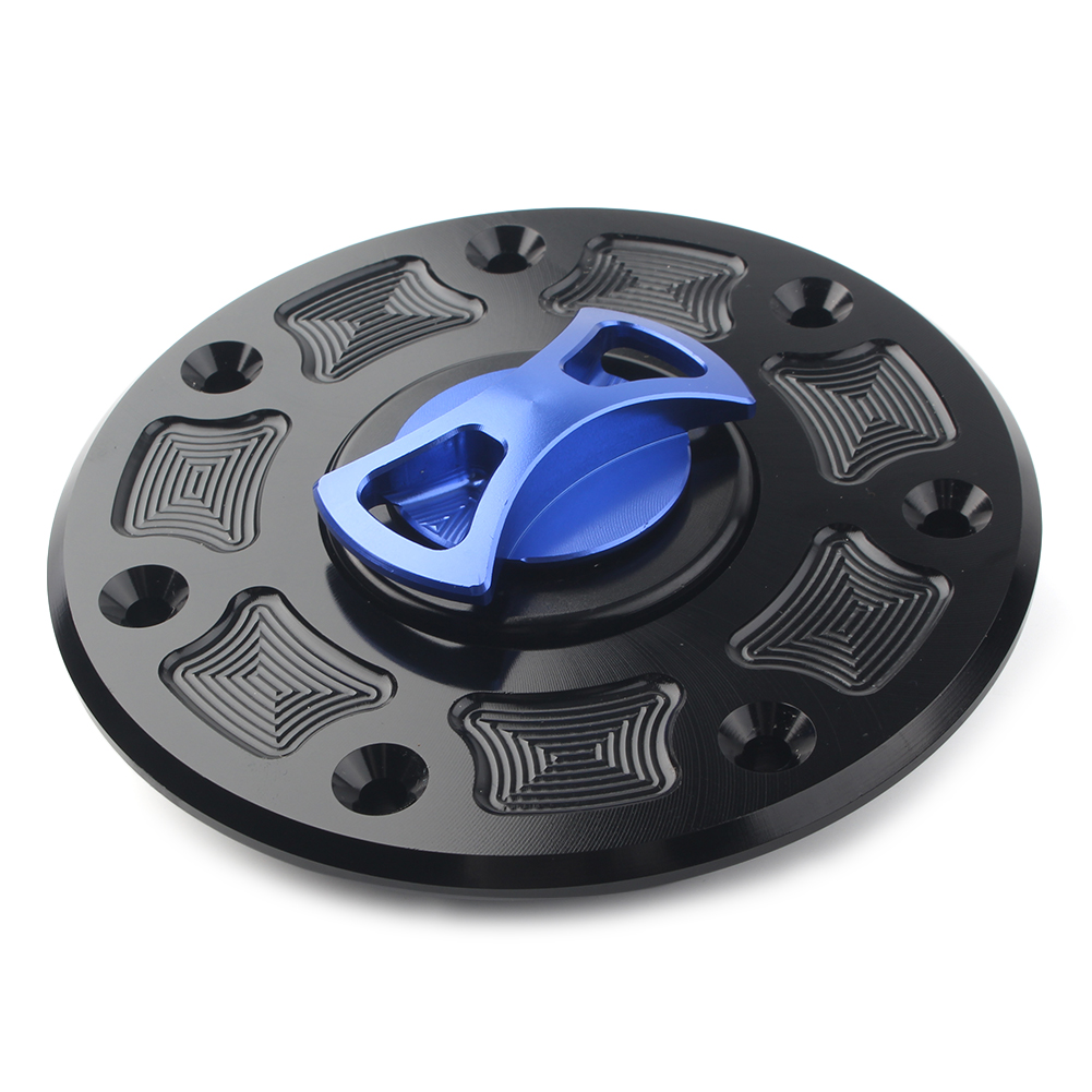 Fuel Gas Tank Cap Cover For Kawasaki NINJA 500 ZX-6 ZX-7 ZX-9 ZRX