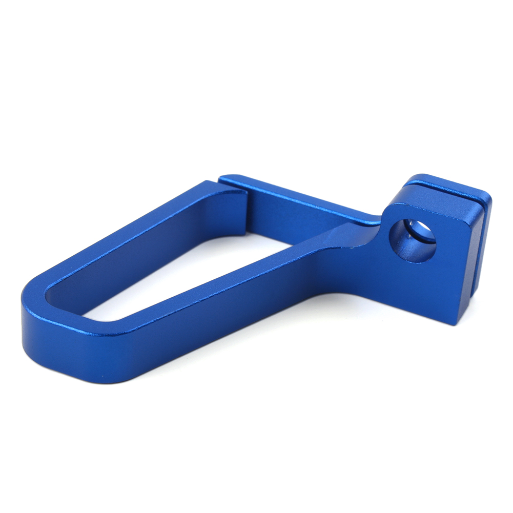 NICECNC Blue Aluminum Rear Brake Line Hose Clamp Guide For Yamaha YZ450F YZ250F YZ125 250 (2006-2023)