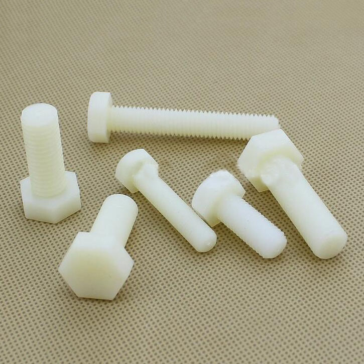 Nylon Screw Nut Clear Plastic Bolt M3 M4 M5 M6 M8 M10 Hex Cap Round