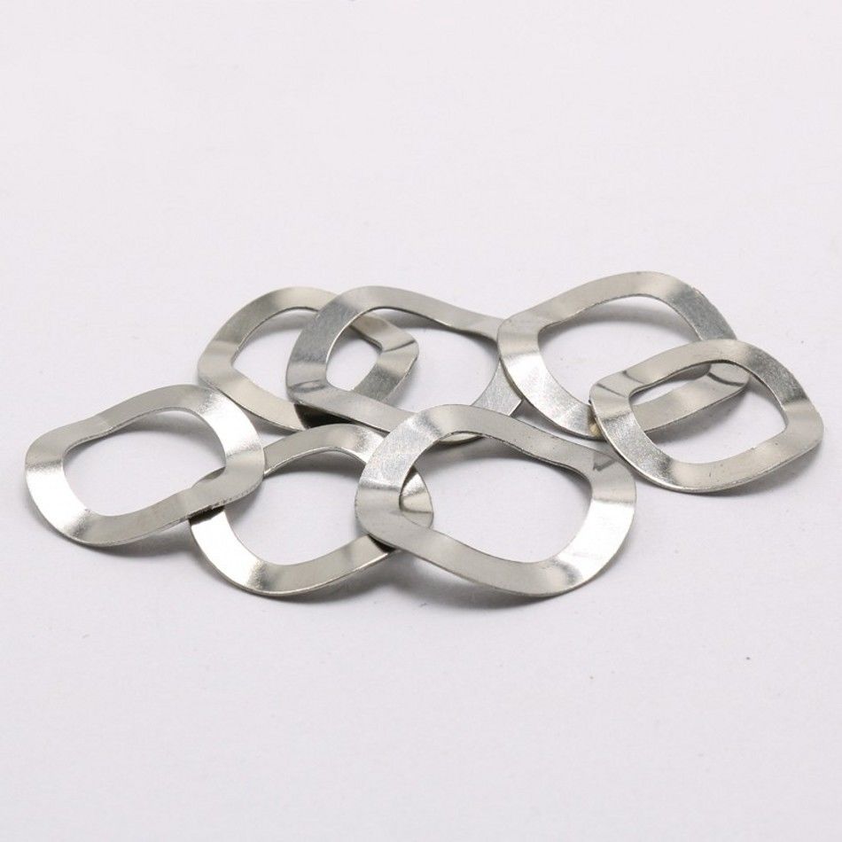 50X Spring Wave Washer Lock Washer Black Carbon Steel /Stainless Steel