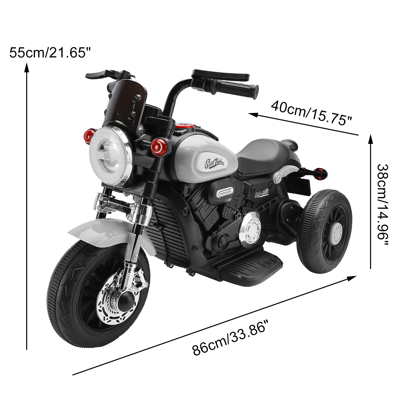 3 Wheel Kids Ride On Motorcycle
