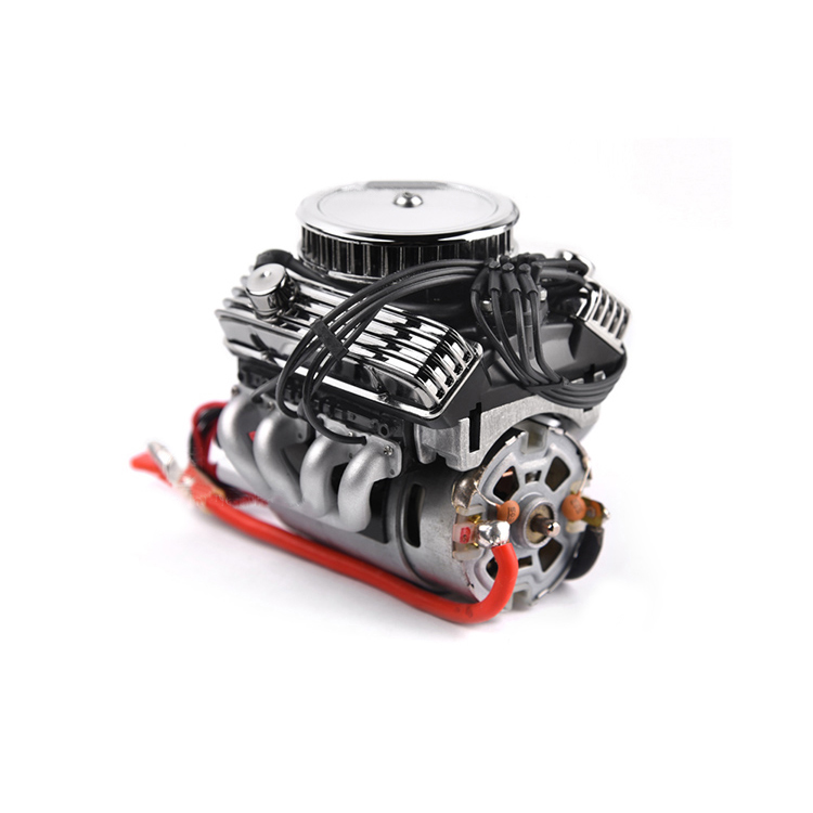 V8 Simulieren Motor Motorkühlgebläse F82 Kit für RC Crawle TRX4 SCX10 RC4WD D90