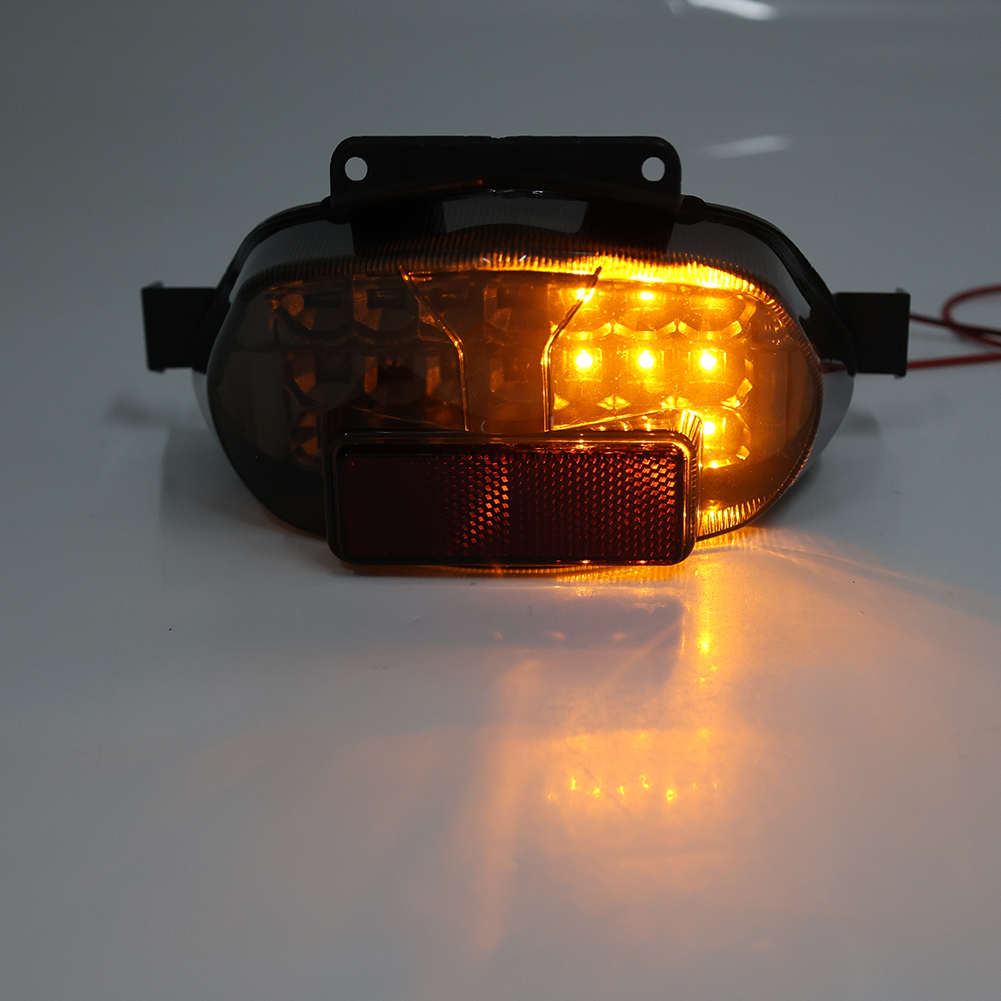 Tail Light Turn Signals For Suzuki GSXR 600 750 2000-2003 Black | eBay