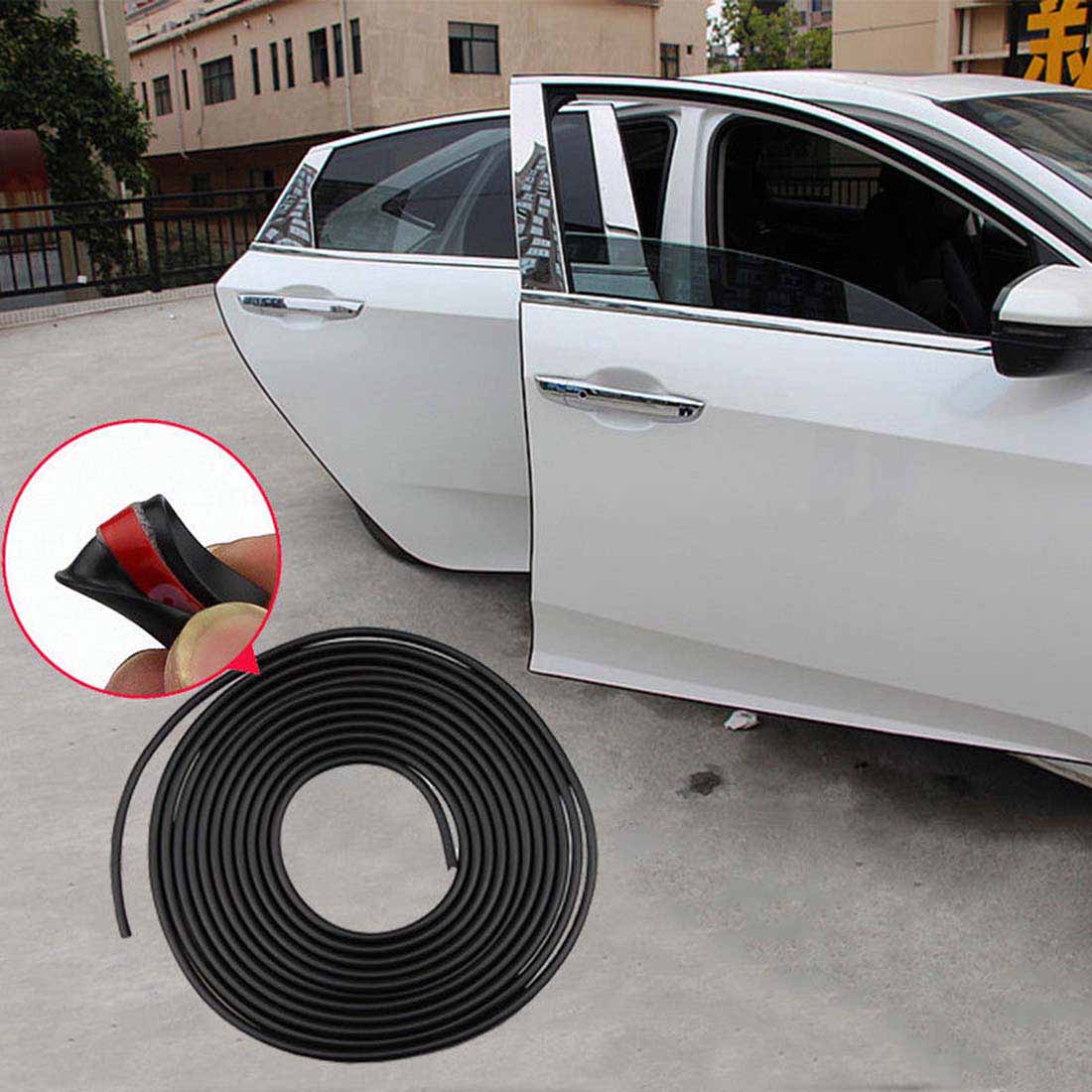 Car Door Edge Guard Trim Protector U Profile 5M Roll Moulding Trim