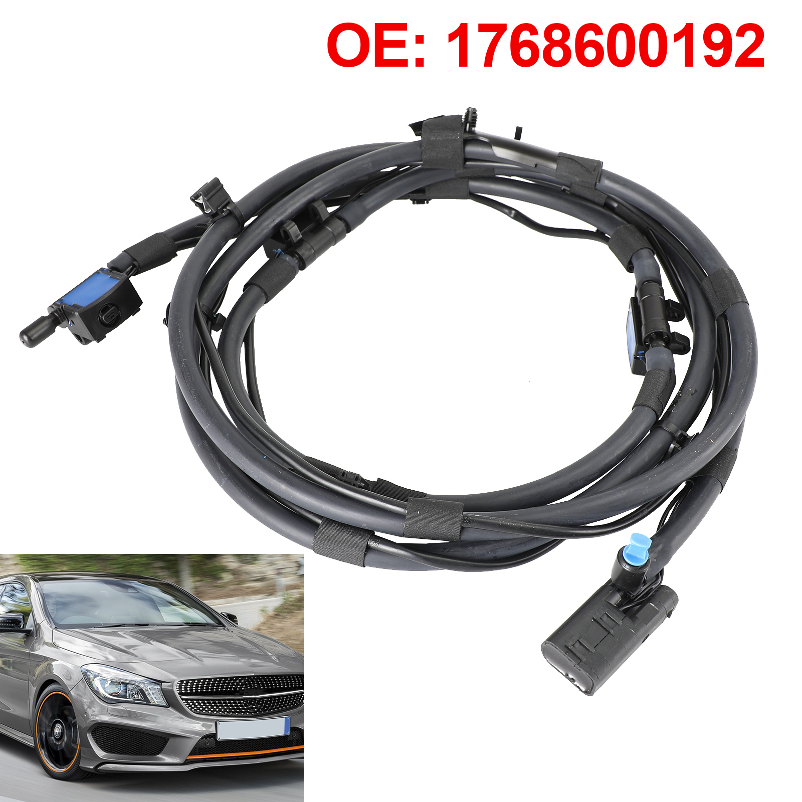 Windshield Washer Nozzle Assembly Heated 1768600192 for Mercedes